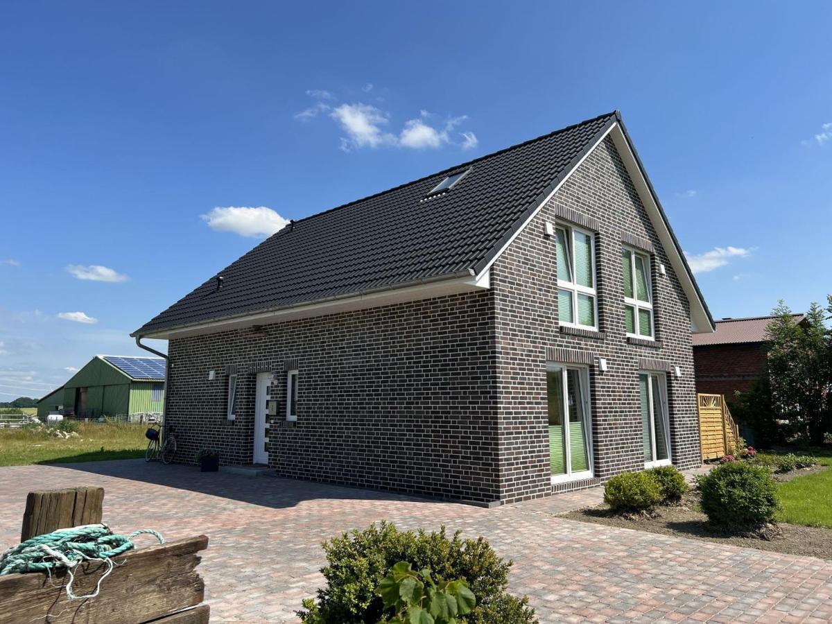 Ferienwohnungen Ebbe Und Flut - Niedrigenergiehaus Elpersbüttel Exteriör bild